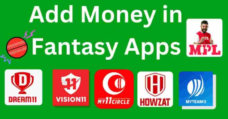 Add Money in Fantasy Apps