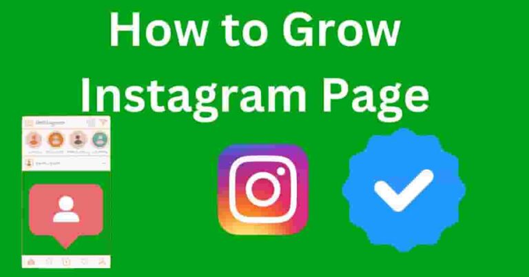 How to Grow Instagram Page